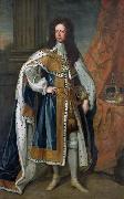 Sir Godfrey Kneller Portrait of King William III of England (1650-1702) in State Robes oil on canvas